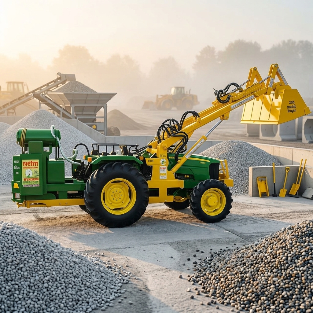 Madina Heavy Duty Front End Hydraulic Loader Mounted on Tractor